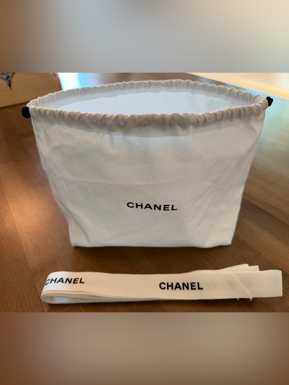 CHANEL Ribbon & Dust Bag
